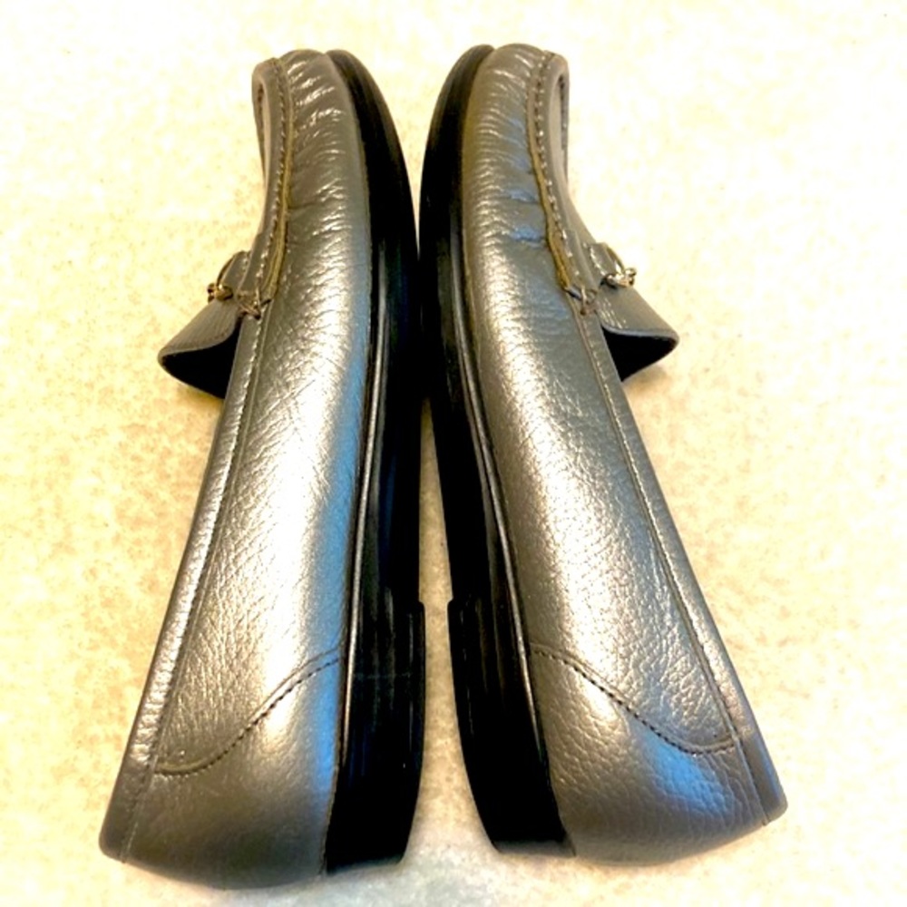 SAS Silver Leather Loafers - Picture 6 of 8